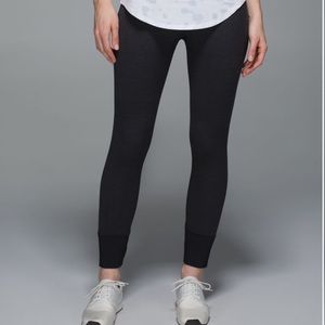 Lululemon Ebb To Street Pant Leggings - Heathered Black (size 6) - LIKE NEW